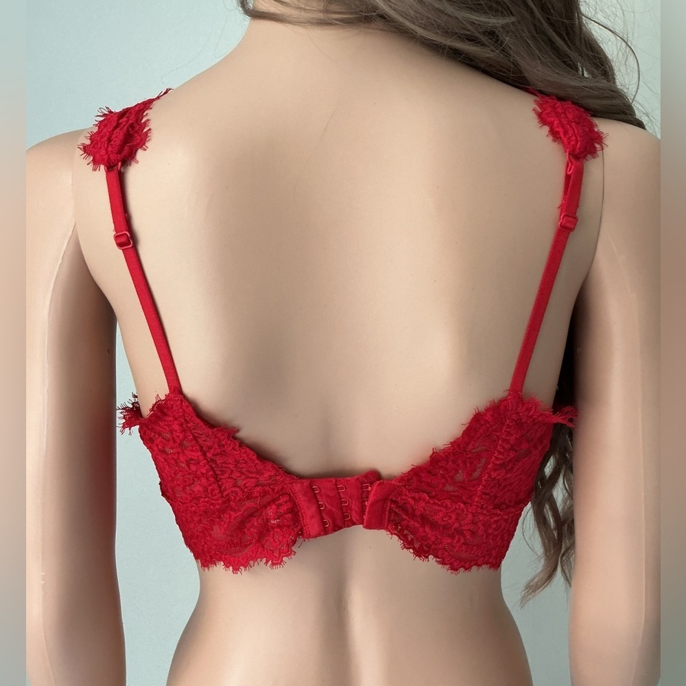 Aerie Lace Bralette Duo - Green and Red - Picture 5 of 16
